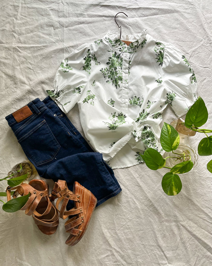 Ree poplin blouse