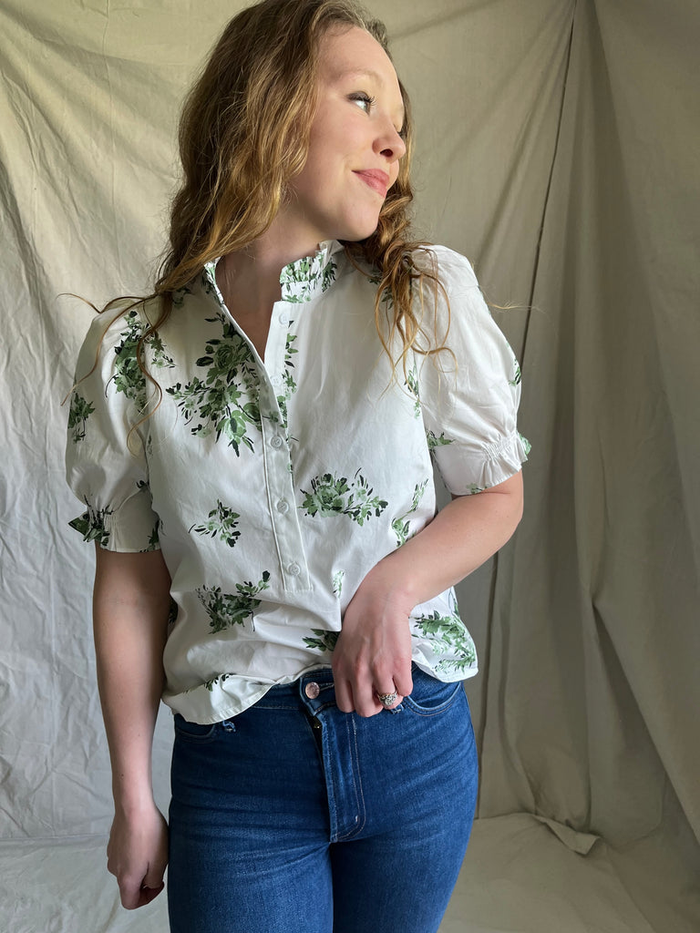 Ree poplin blouse