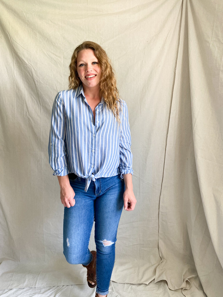 Roam tie blouse