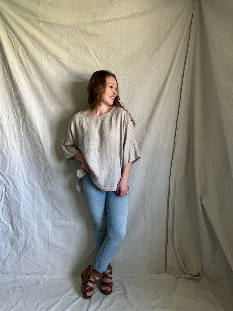 Huck Linen top