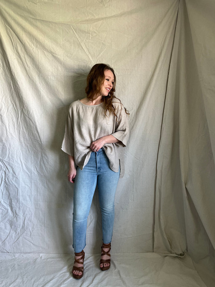 Huck Linen top