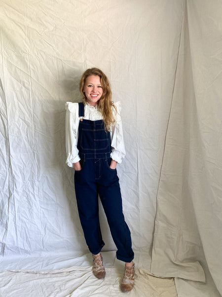 Ziggy denim overall blue black – Refined Peddler Apparel
