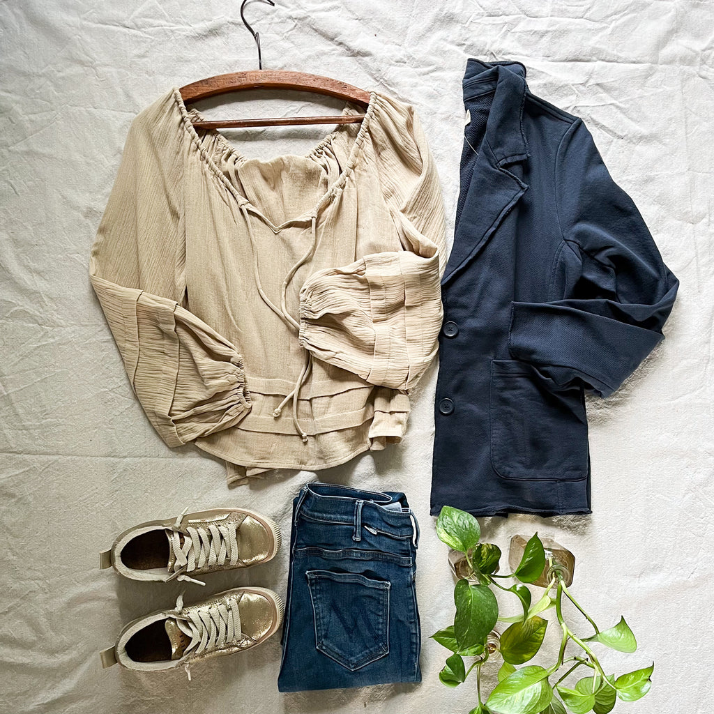 Brandy Terry cloth Blazer