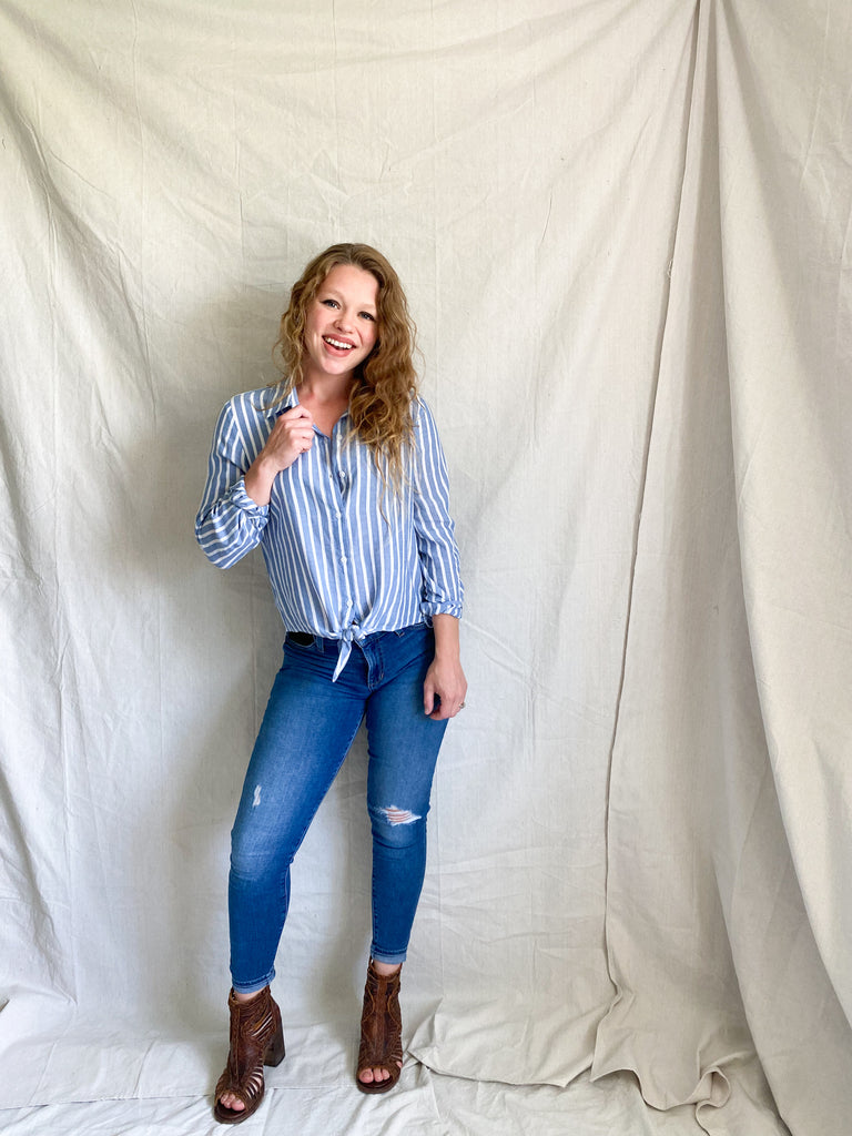 Roam tie blouse