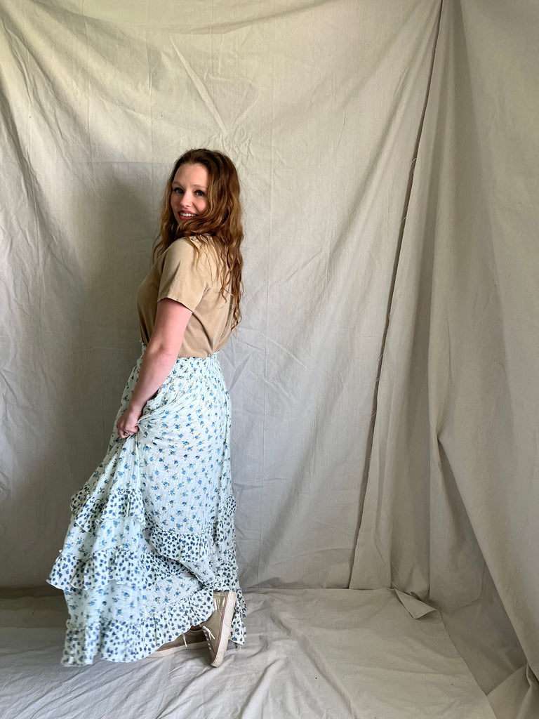 Free People Brynn maxi skirt