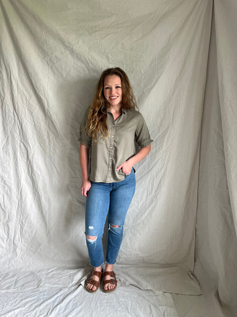 Flint button up blouse