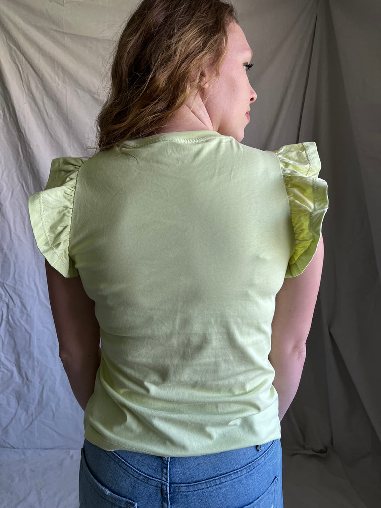 Phoebe Lime tee