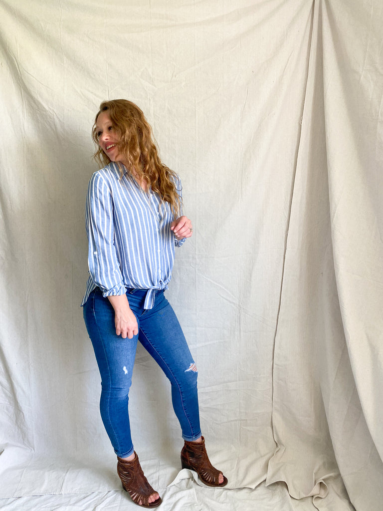 Roam tie blouse