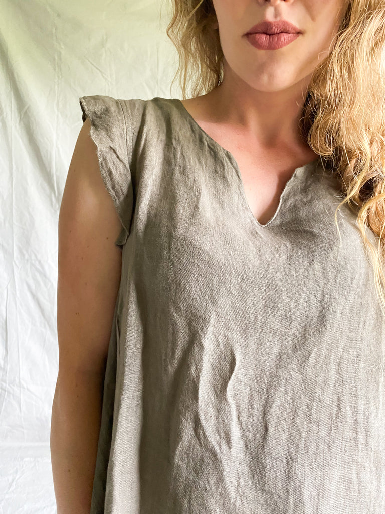 Edith Linen Blouse