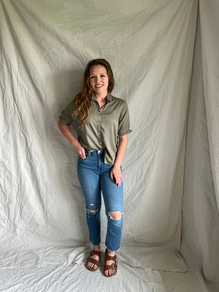 Flint button up blouse