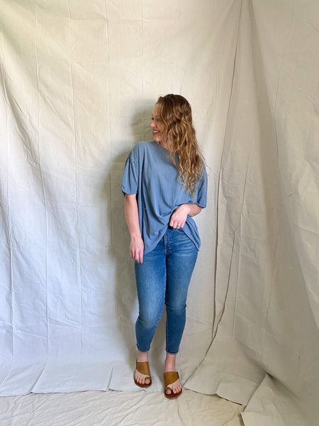 (取寄) フリーピープル レディース ニーナ ティー Free People women Nina Tee Blue Mirage Free People Nina Tee [blue mirage] – Refined Peddler Apparel