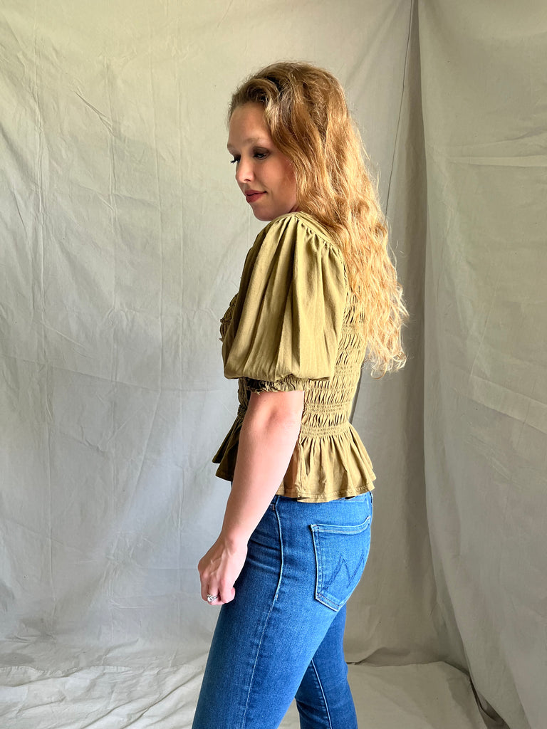 Nellie ruched top