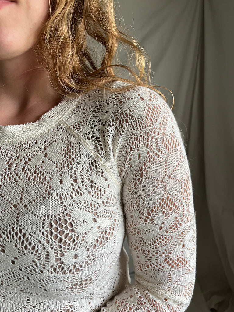 Blaire lace top [cream]