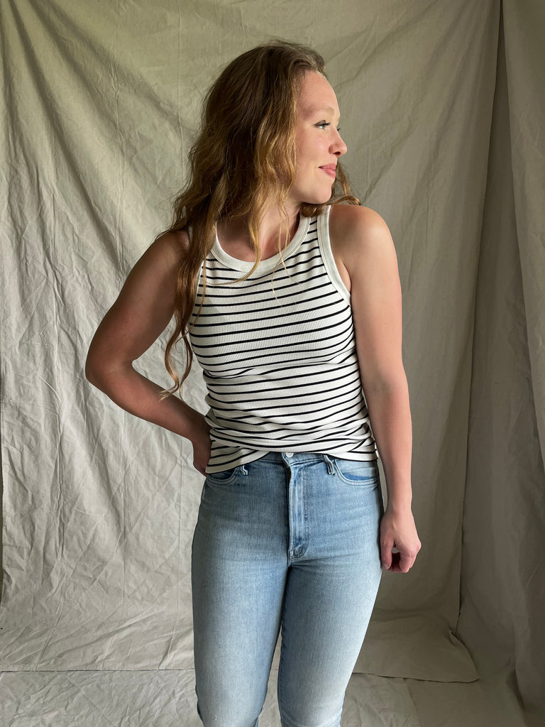Blayke stripe tank