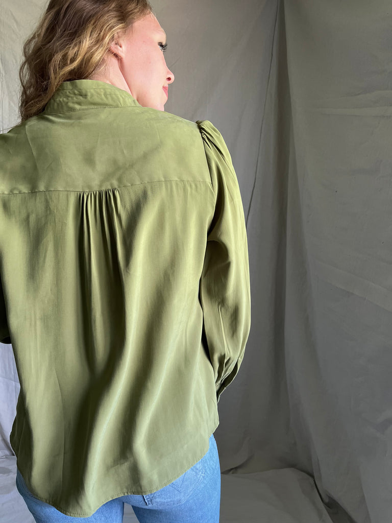 Andie bow neck blouse