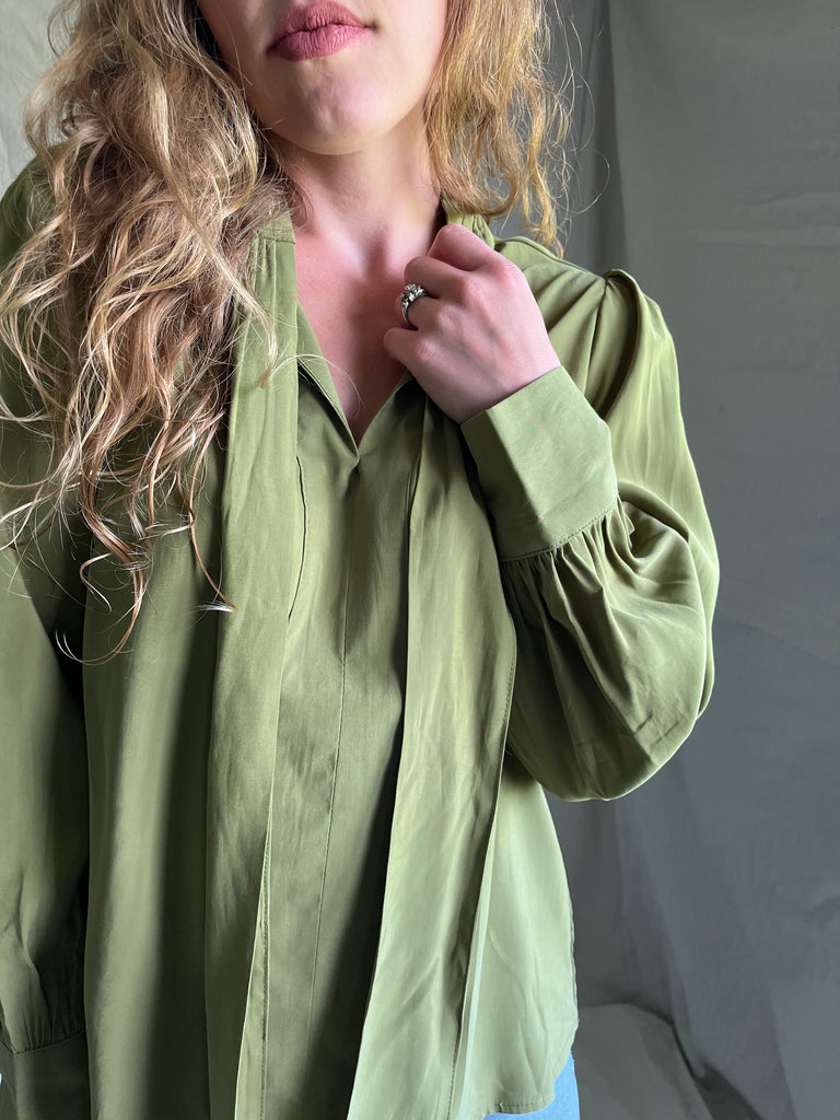 Andie bow neck blouse