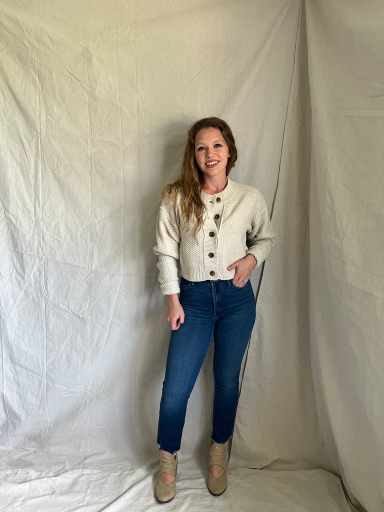 [It's BACK!] Free People Atlas Cardigan [cream]