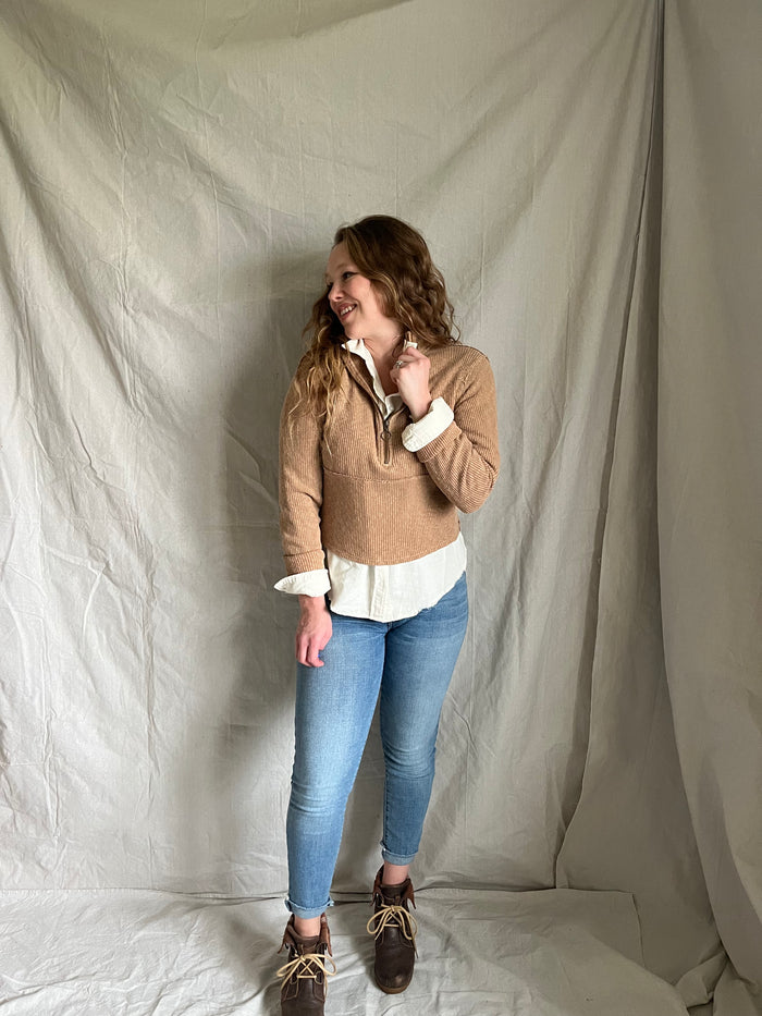 Free People Reno quarter zip