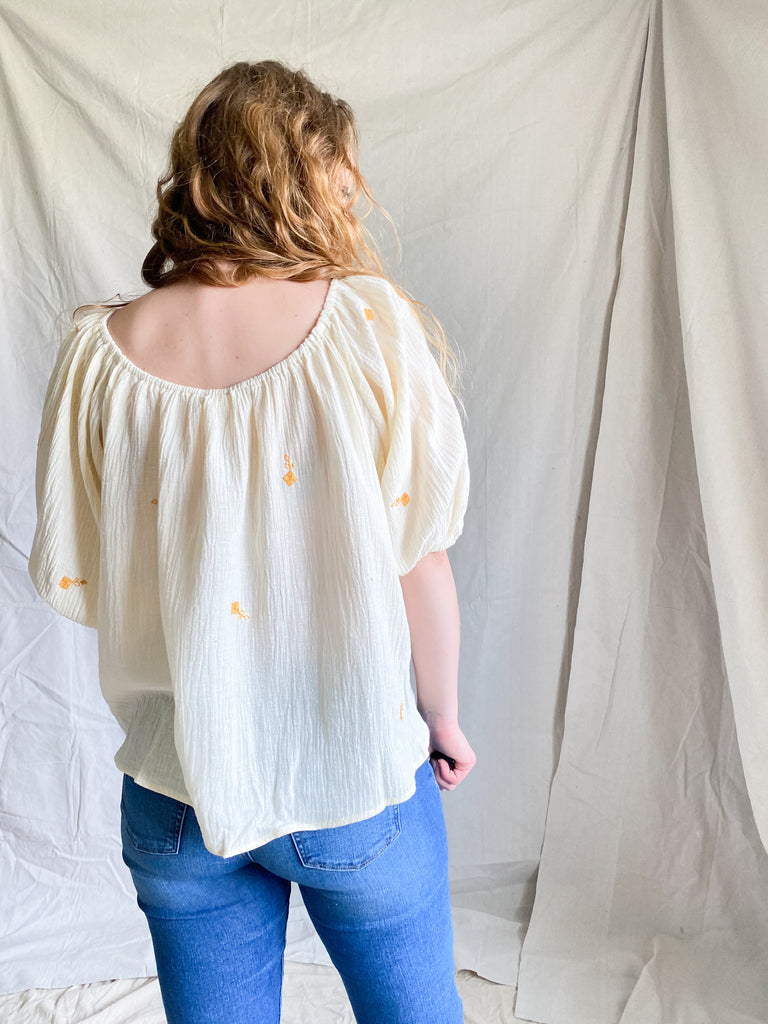 Embroidered Lane Blouse