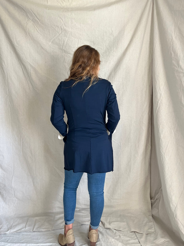 [RPA fave] Tuck jacket [navy]