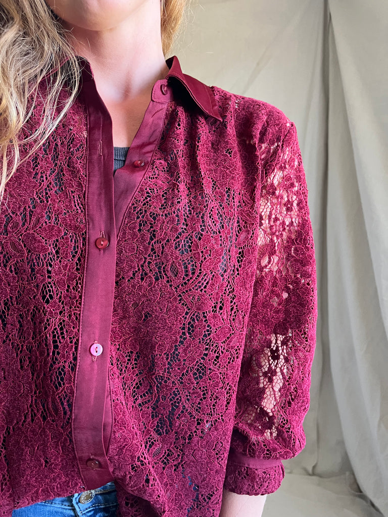 Free people Scarlett Lace Top