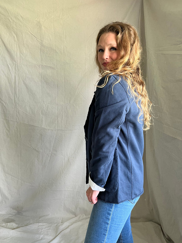 Brandy Terry cloth Blazer