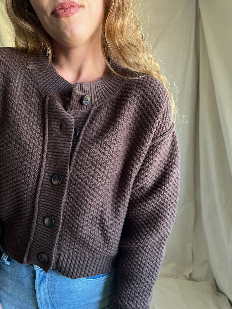 [new color alert] Free People Atlas Cardigan [oak]