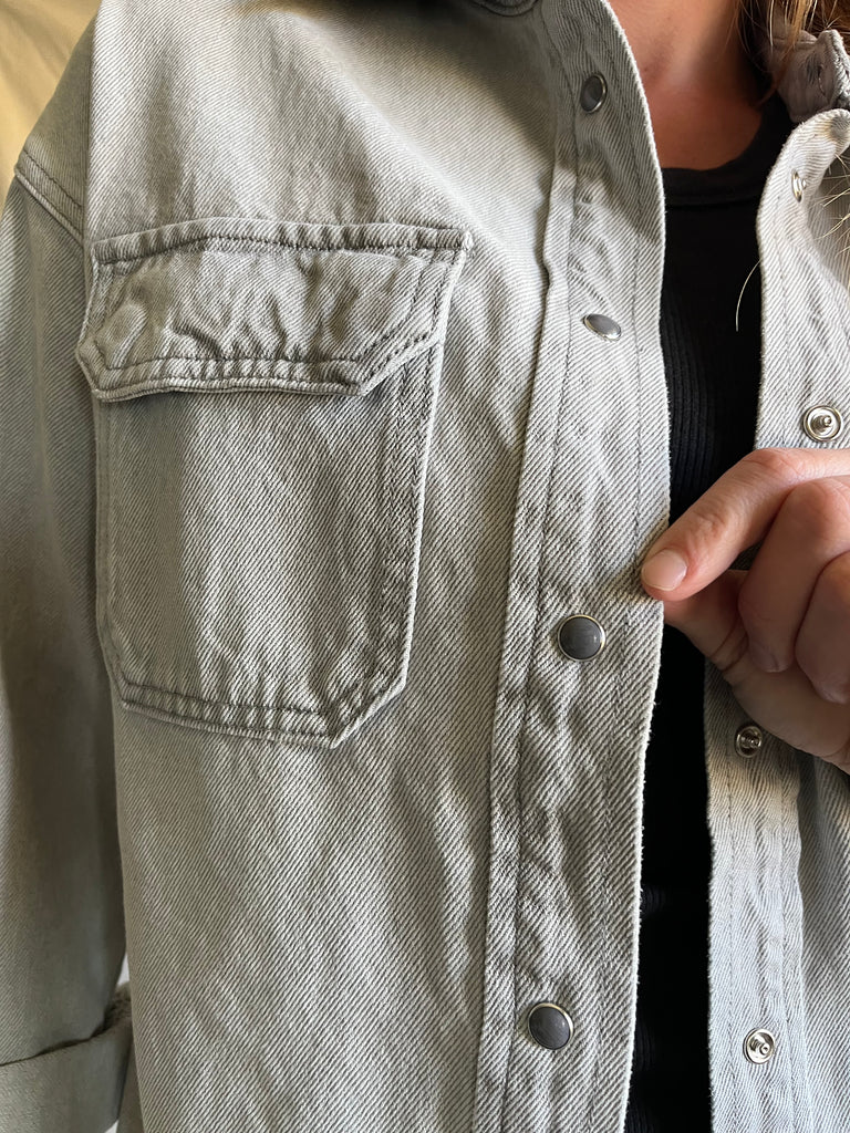 Etta denim shirt jacket [grey wash]