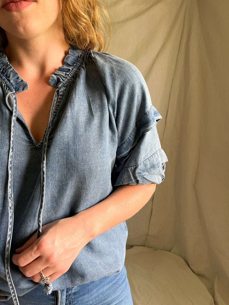 Lennox Chambray Blouse