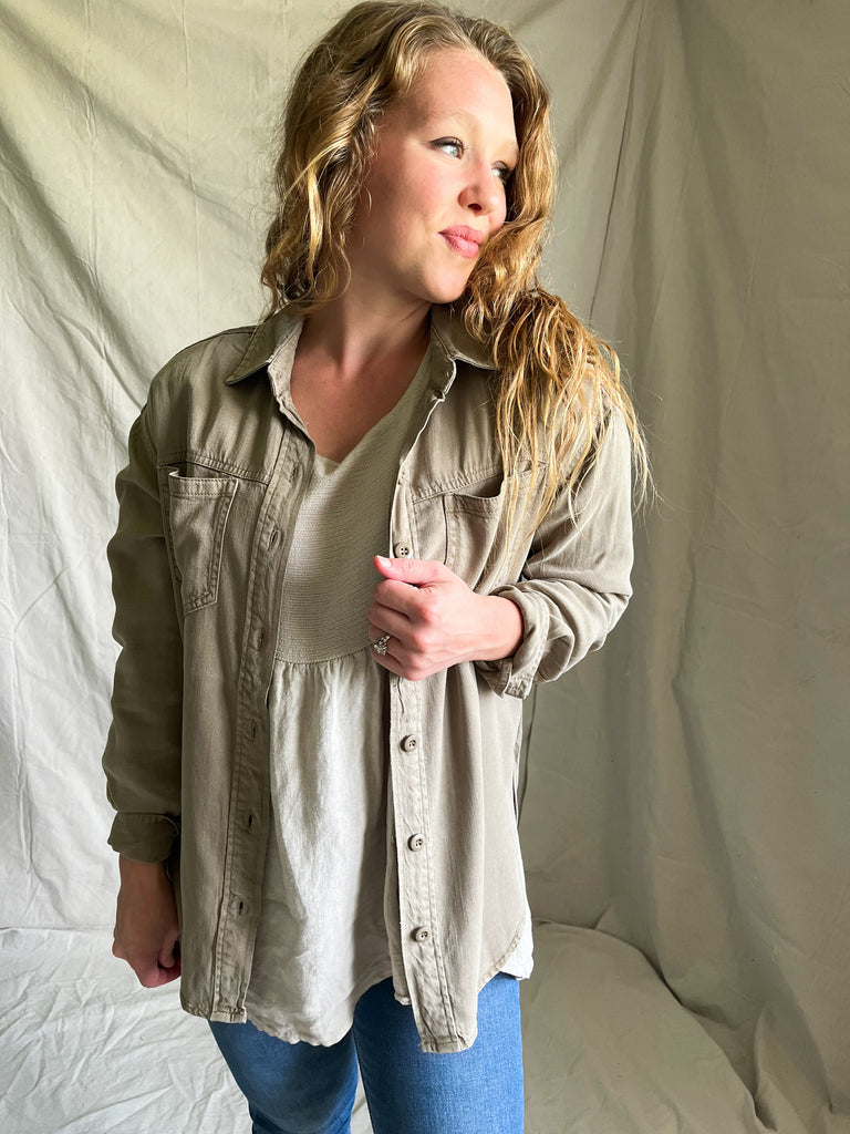 Alonzo linen blouse