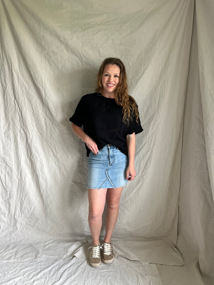 Free People Dorothy top [black]