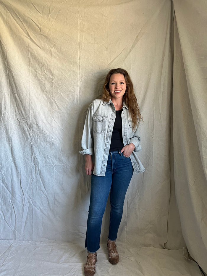 Etta denim shirt jacket [grey wash]