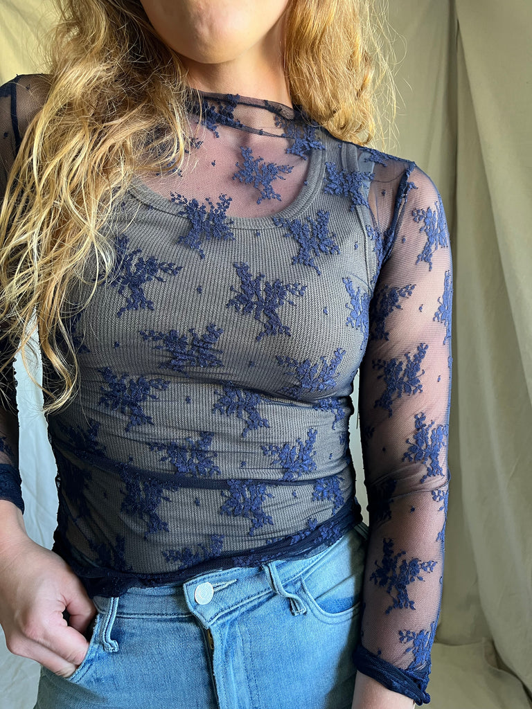 [new color alert] Lady Lux layering top [navy]