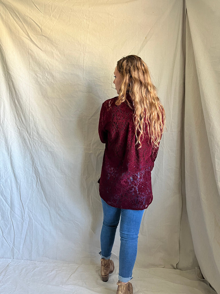 Free people Scarlett Lace Top