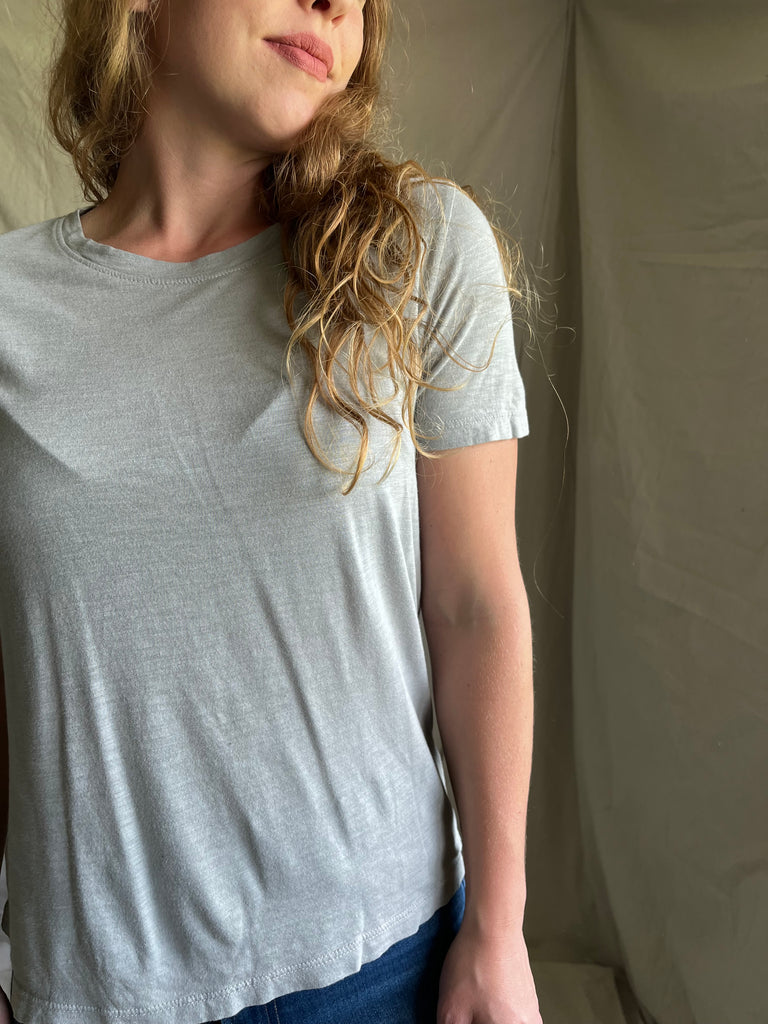 USA made Emerald everyday tee [silver]