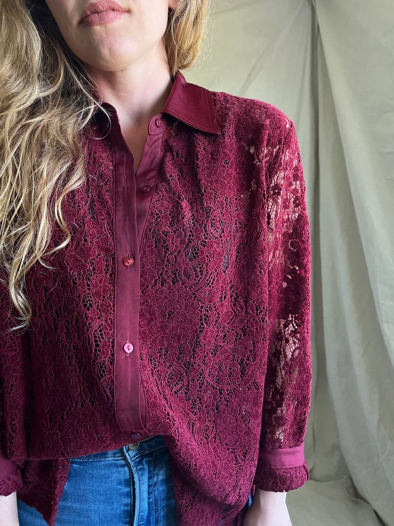 Free people Scarlett Lace Top