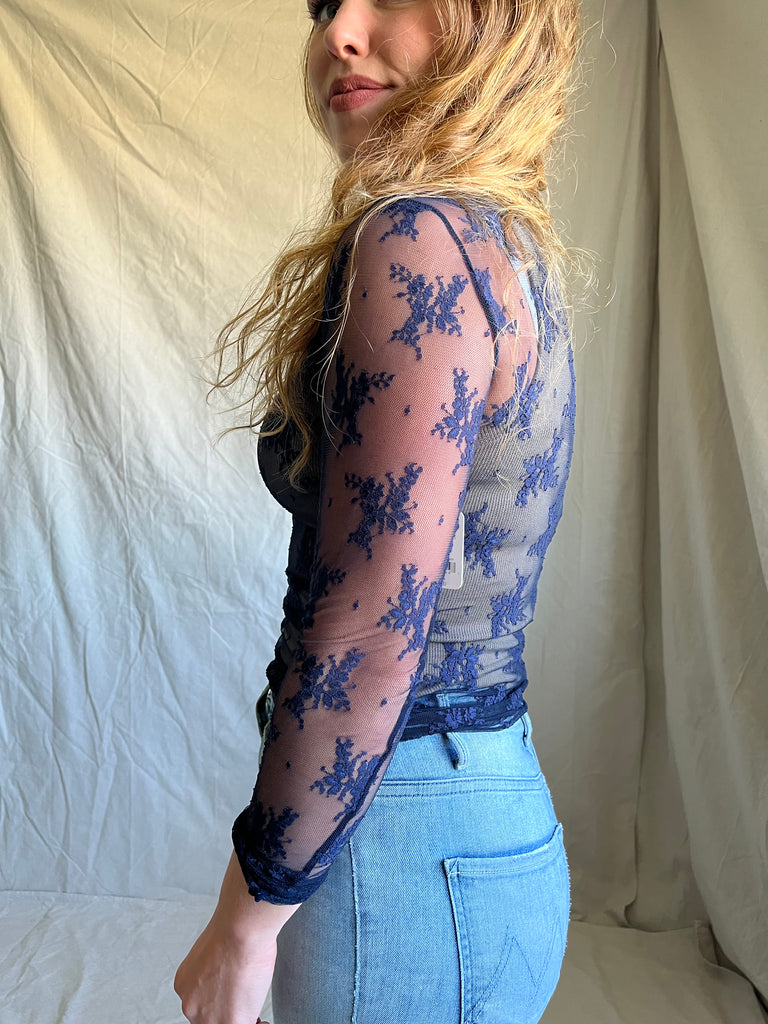 [new color alert] Lady Lux layering top [navy]