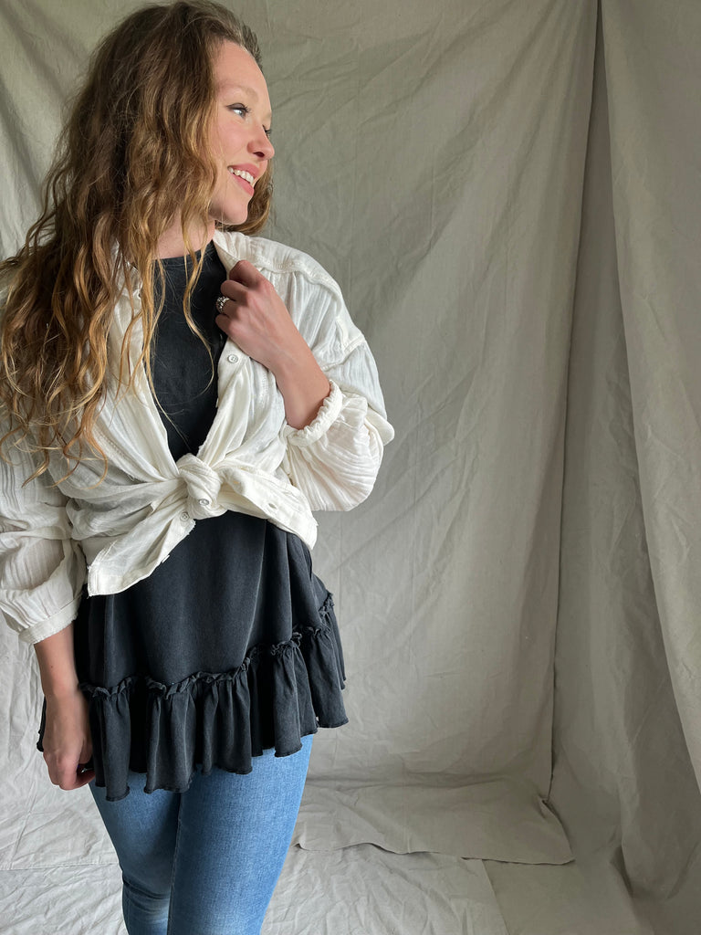 Free People Valley Button Up