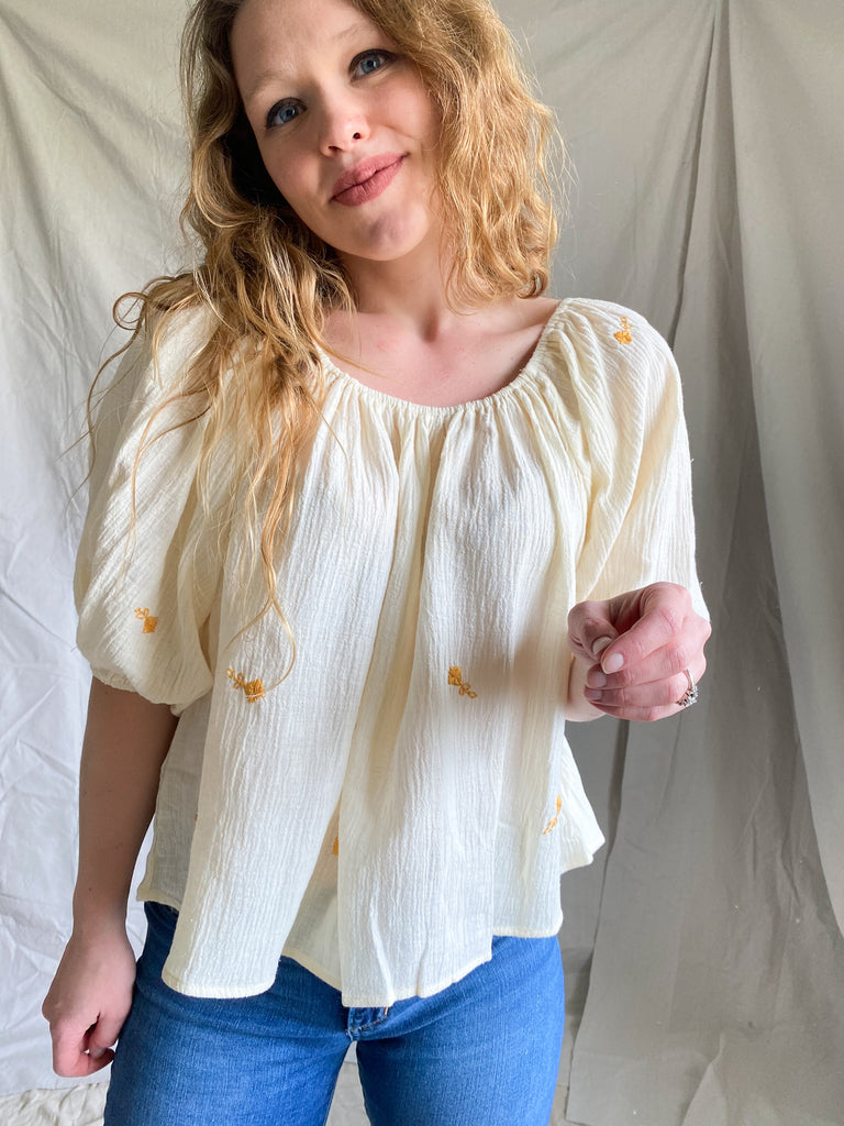 Embroidered Lane Blouse