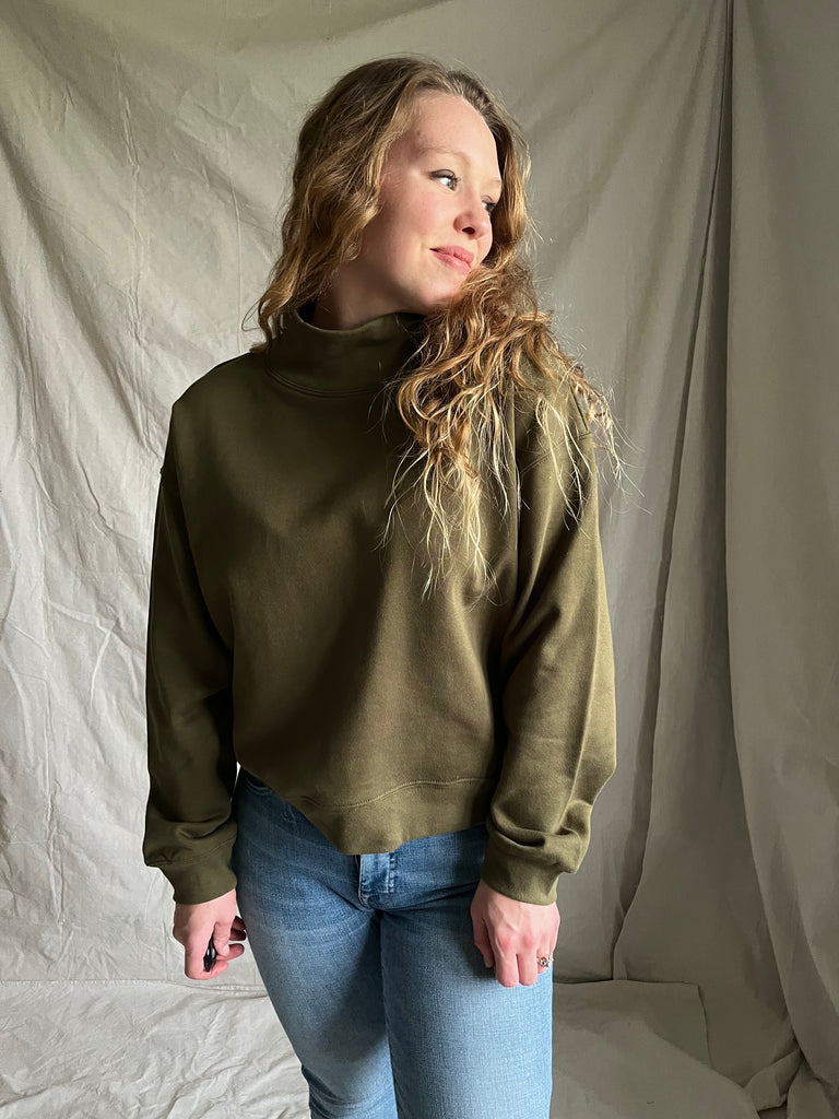 Wren Mock neck sweatshirt