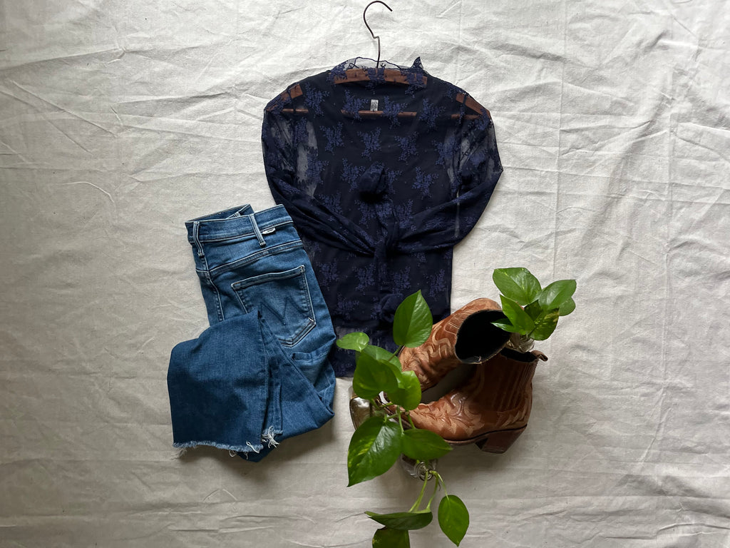 [new color alert] Lady Lux layering top [navy]