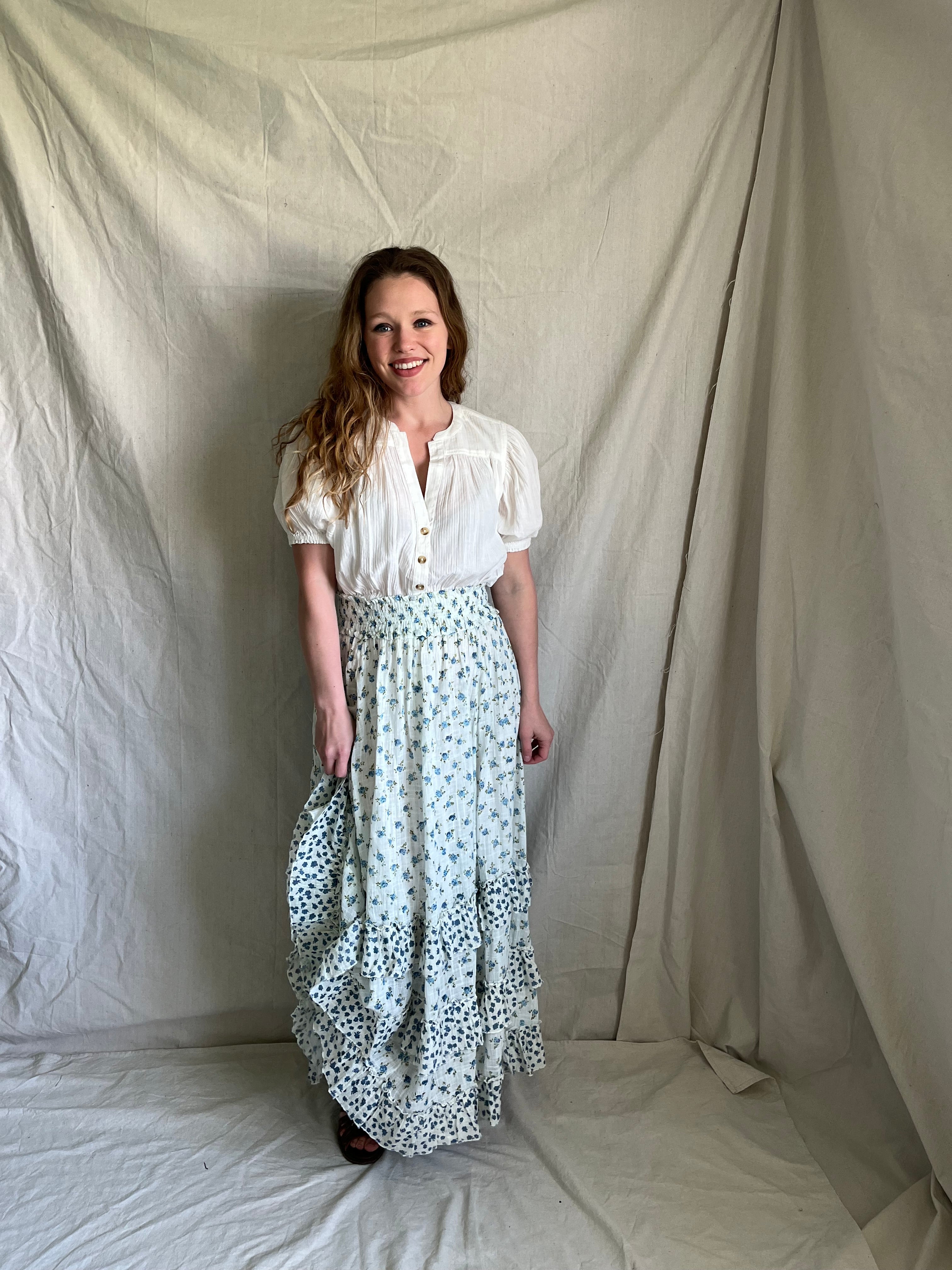 Free People ★ FP One Brynn Printed Maxi Skirt Free People One Brynn Printed Maxi Skirt – Sunday's Company