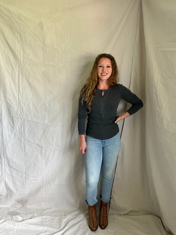 Free People Aggie Henley [charcoal]