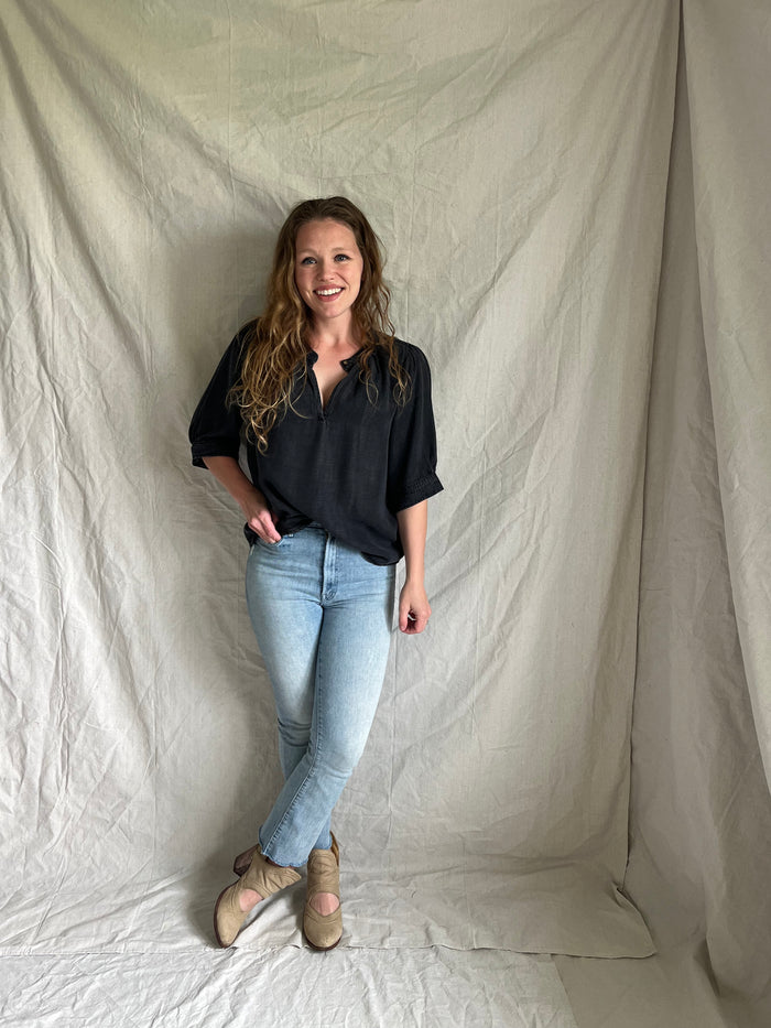 Lawson denim blouse