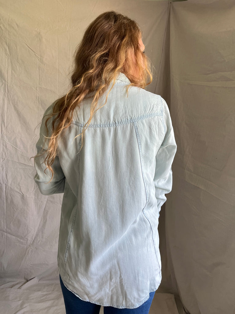 Colette button up [light wash] [now avail in XL]