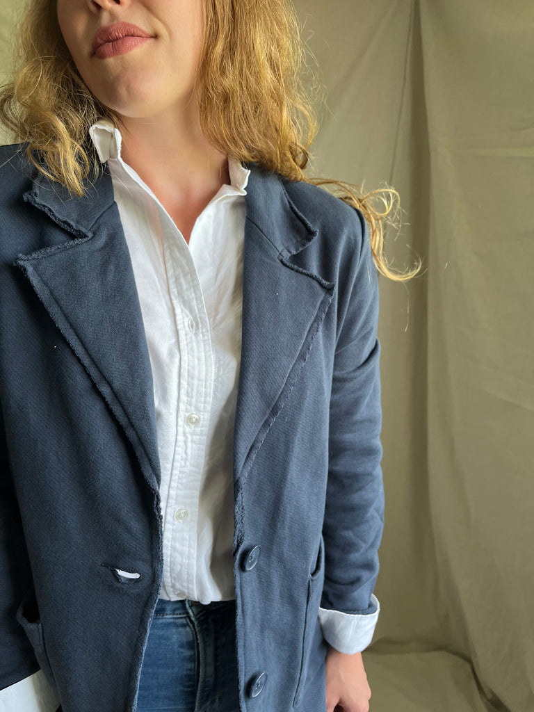 Brandy Terry cloth Blazer