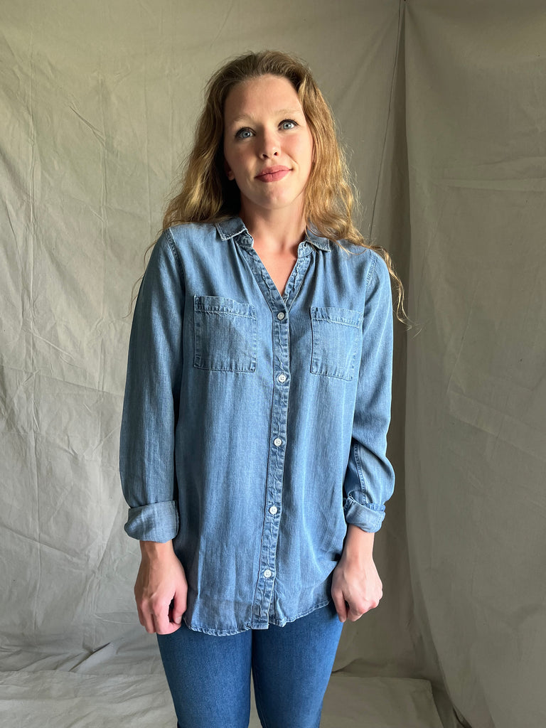 Colette button up [medium wash] [now avail in XL]