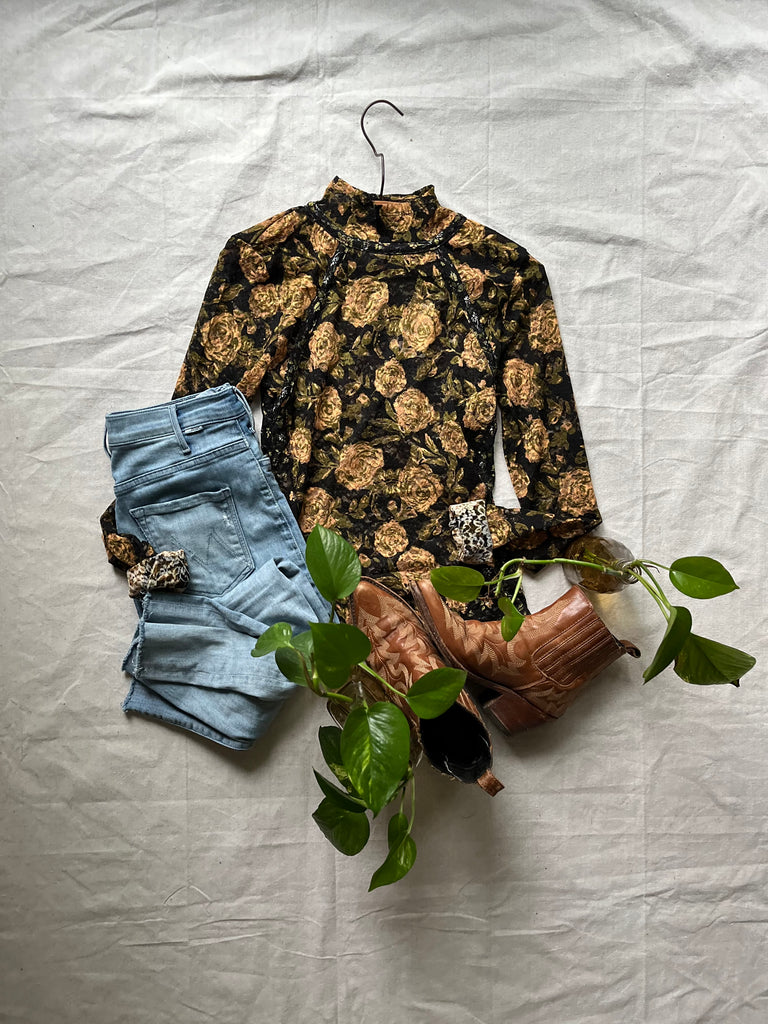 Brielle Garden Rose Top