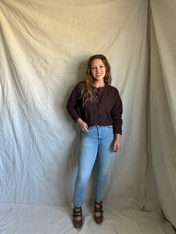 [new color alert] Free People Atlas Cardigan [oak]