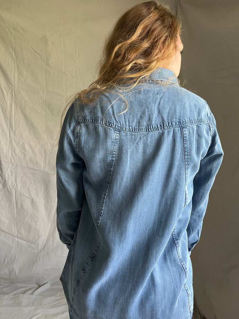 Colette button up [medium wash] [now avail in XL]